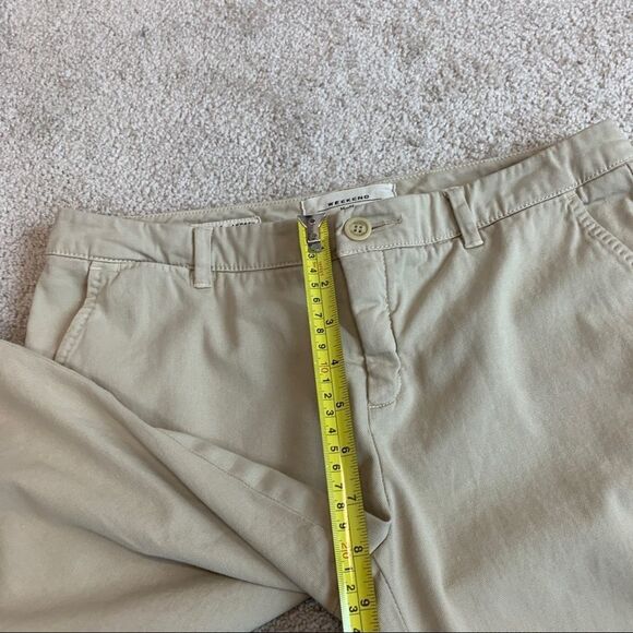 WEEKEND MaxMara Audrey Slim Leg Chinos Beige Sz 8 - Picture 8 of 12